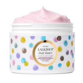 LALICIOUS front jar shot showing label and elegant packaging for gifting