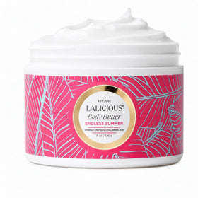 LALICIOUS front jar showing label and 8oz size with clean packaging
