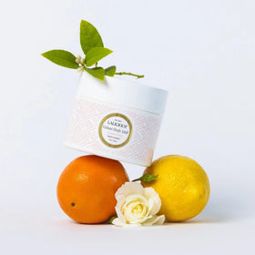 LaLicious applied on hands and feet as a mask showing intensive overnight nourishment