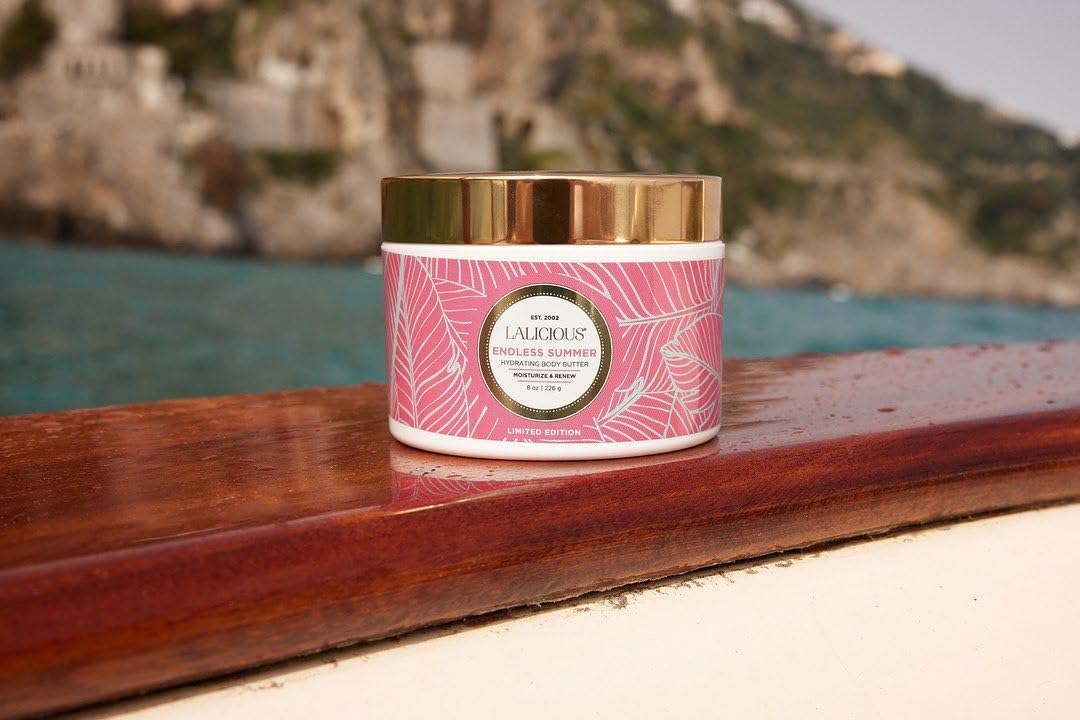 LALICIOUS shea butter ingredient visual emphasizing deep moisturizing benefits