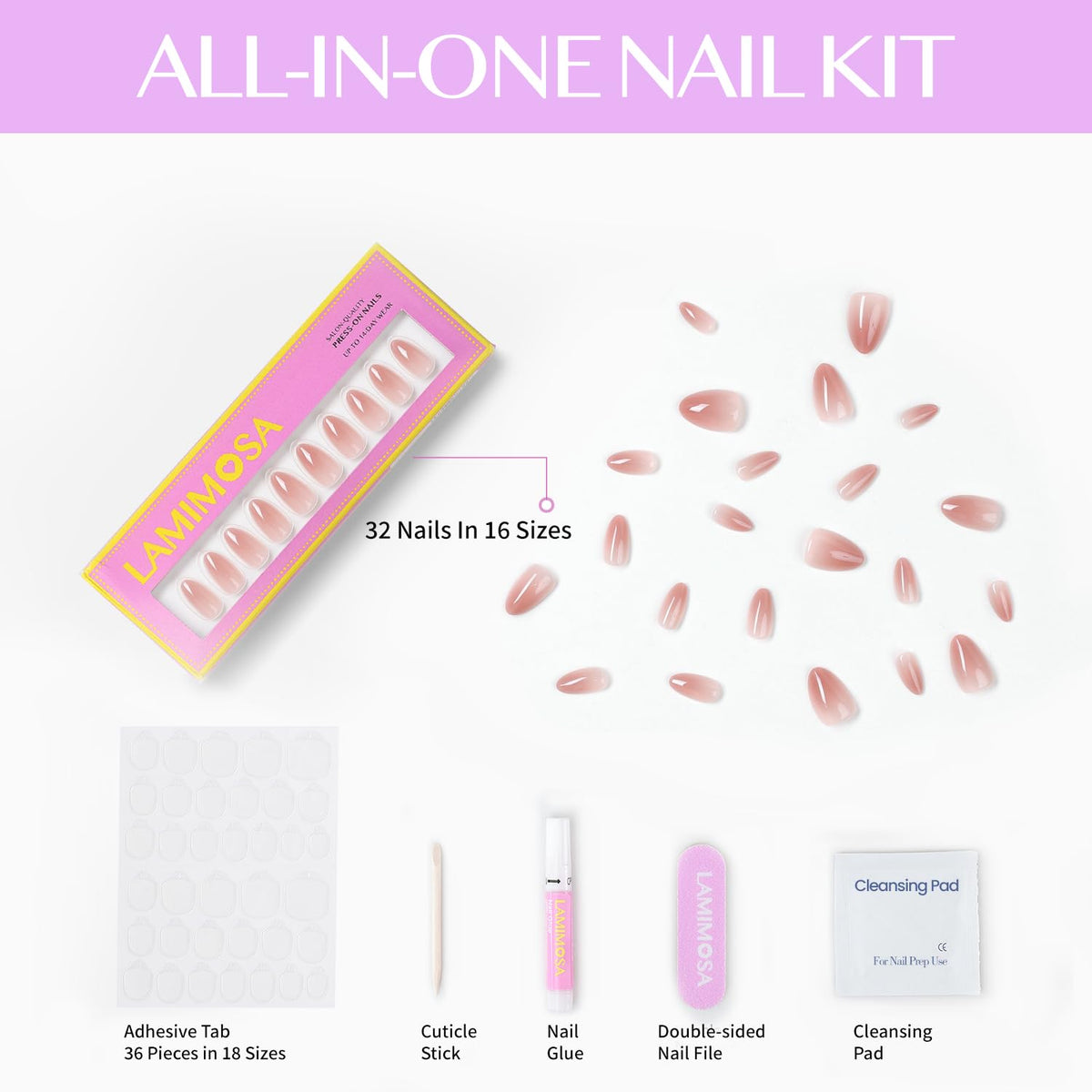 LAMIMOSA step-by-step application visual showing quick five-minute benefit