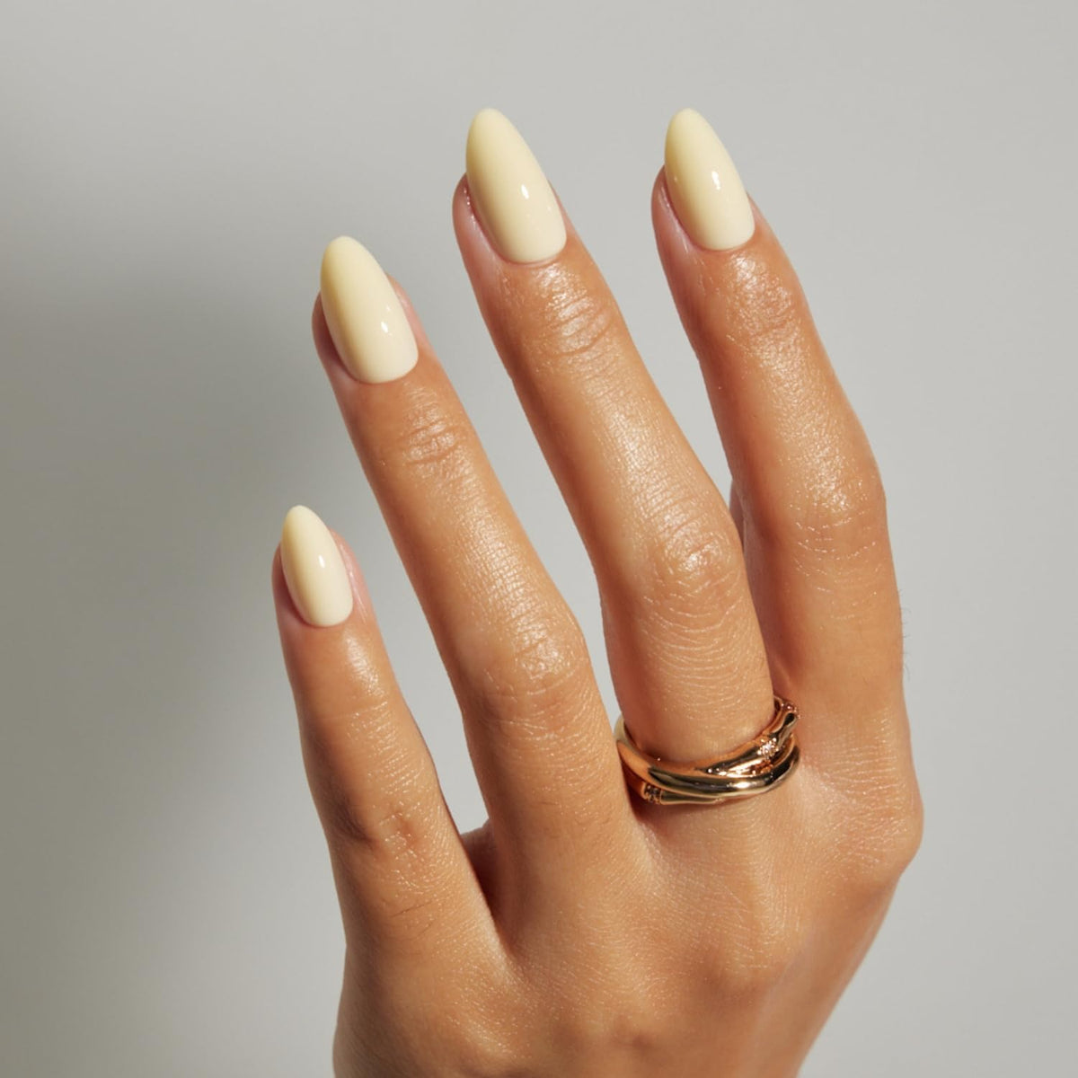 LAMIMOSA nails worn on hand in lifestyle scene showing natural look benefit