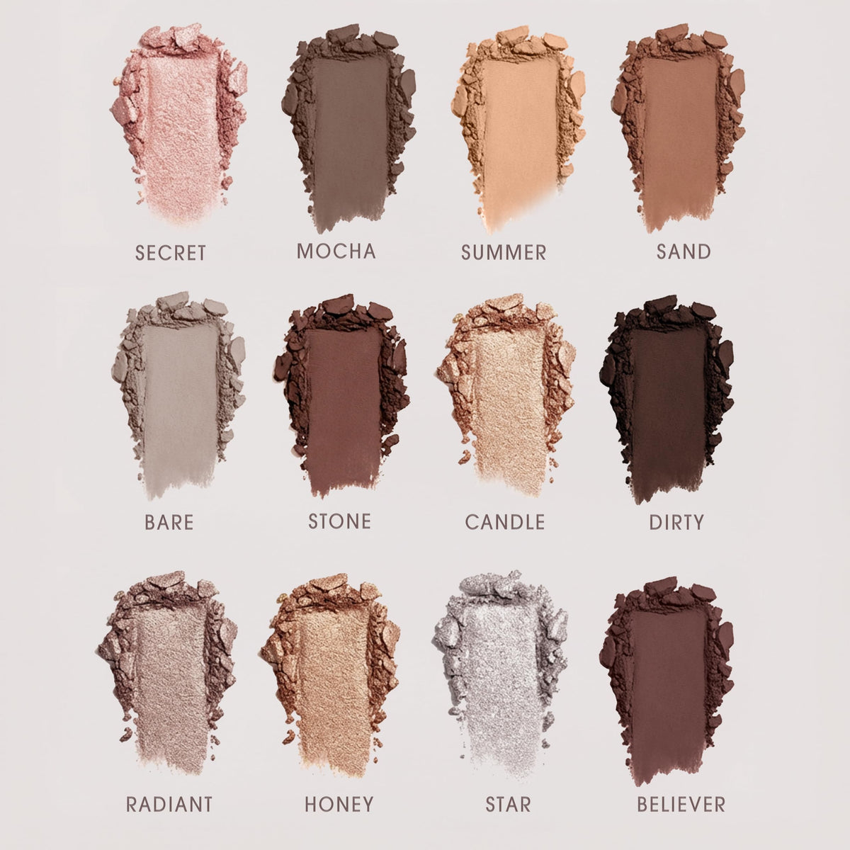 Lamora with application brush showing easy on-the-go blending benefit