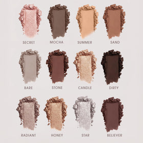 Lamora with application brush showing easy on-the-go blending benefit
