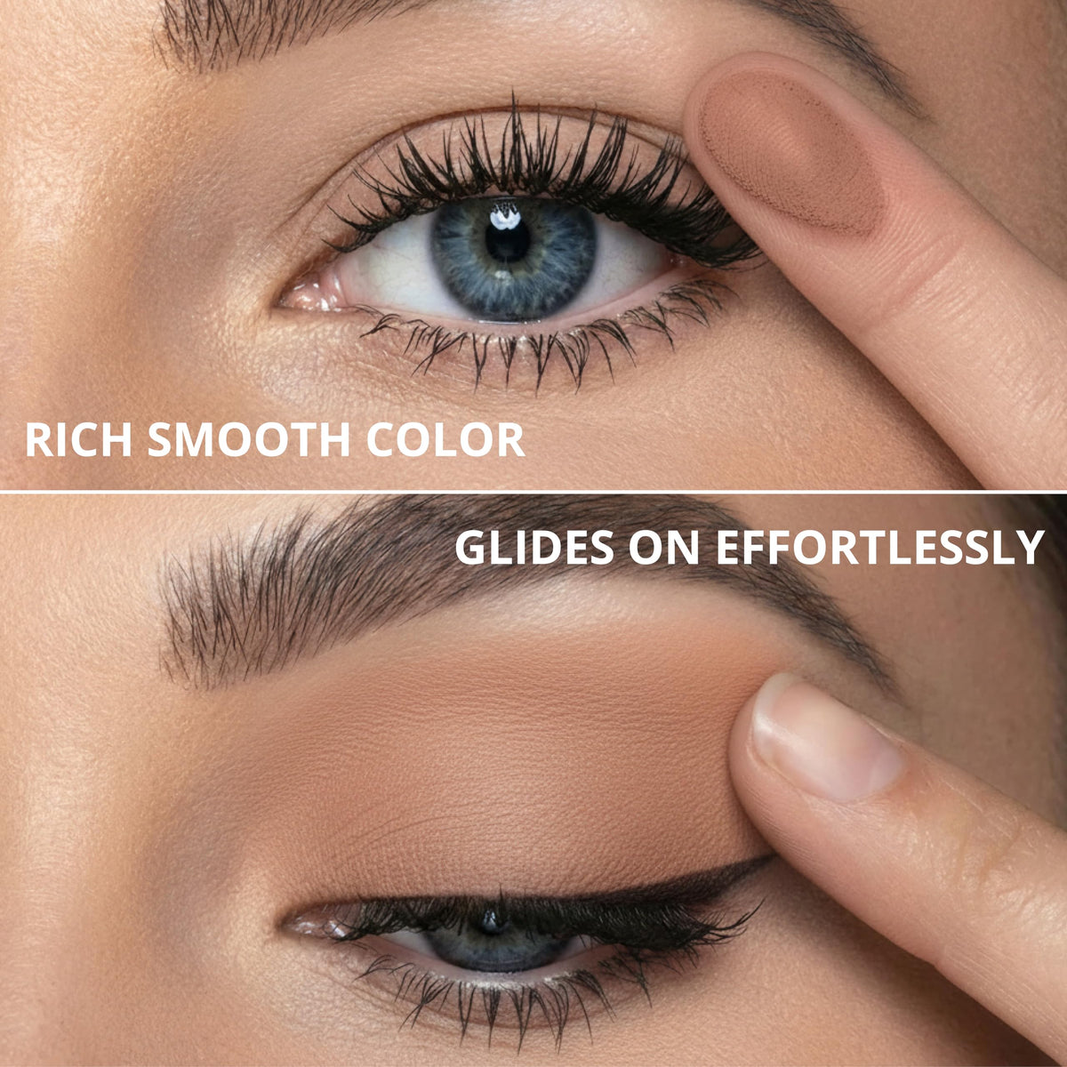 Lamora close-up pan texture highlighting buttery blendable finish