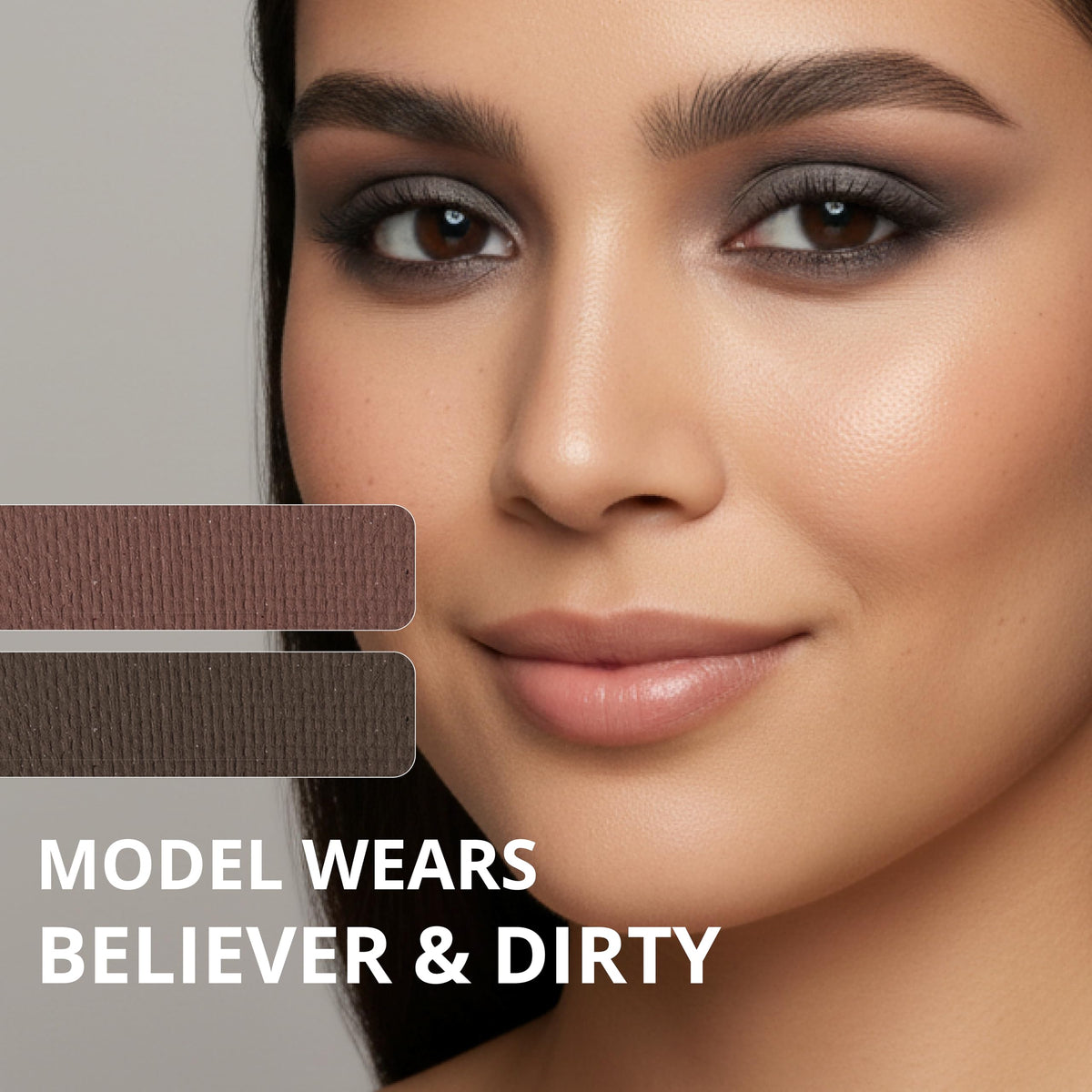 Lamora used for night out smoky eye showing buildable, dramatic payoff