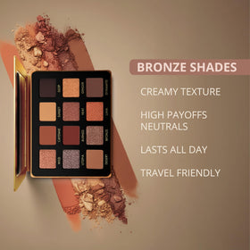 Lamora eye look daytime using bronzes for natural warm enhancement