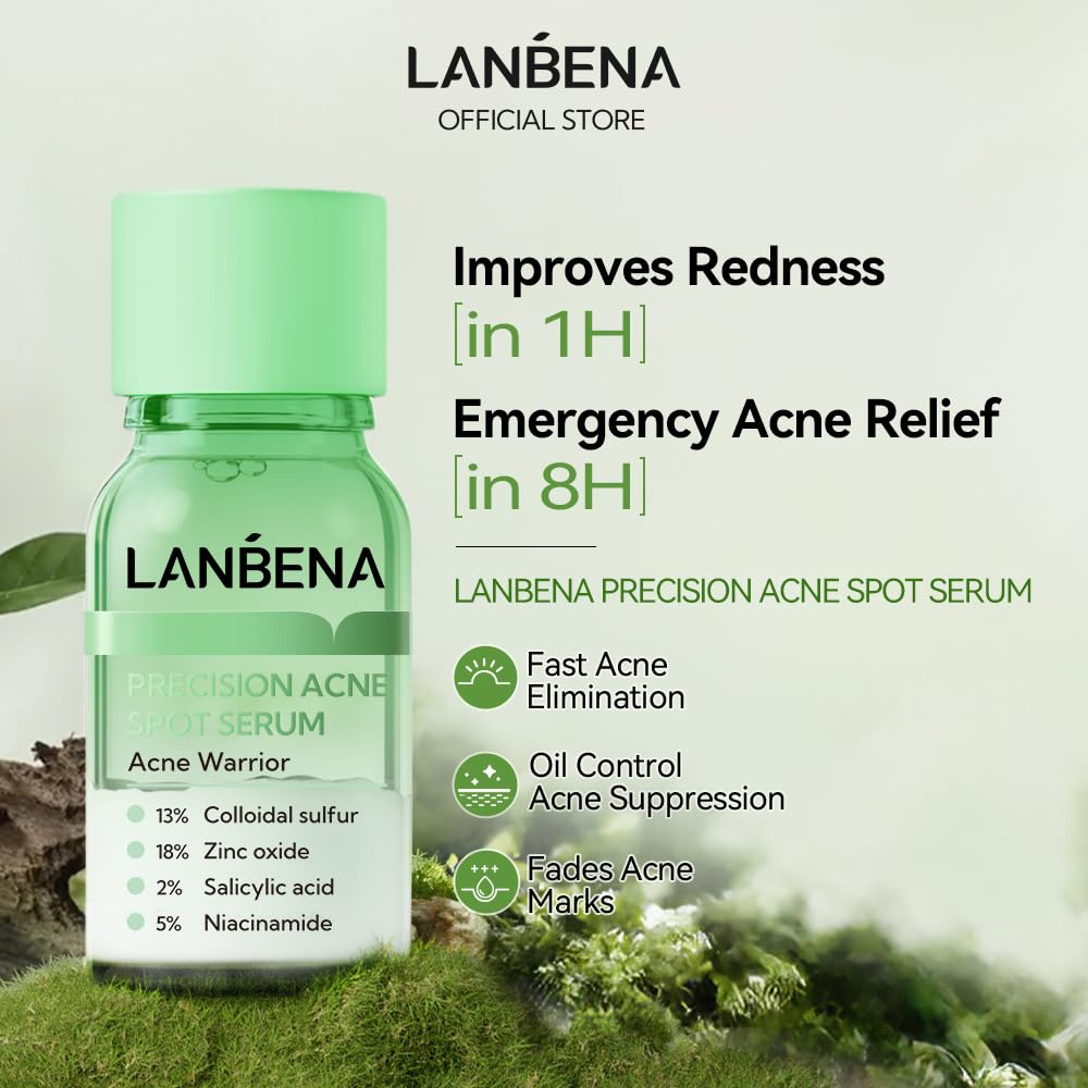 LANBENA application on fingertip to show controlled spot dosing