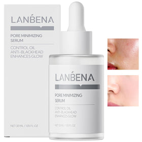LANBENA front packaging showing pore minimizer and clear benefit