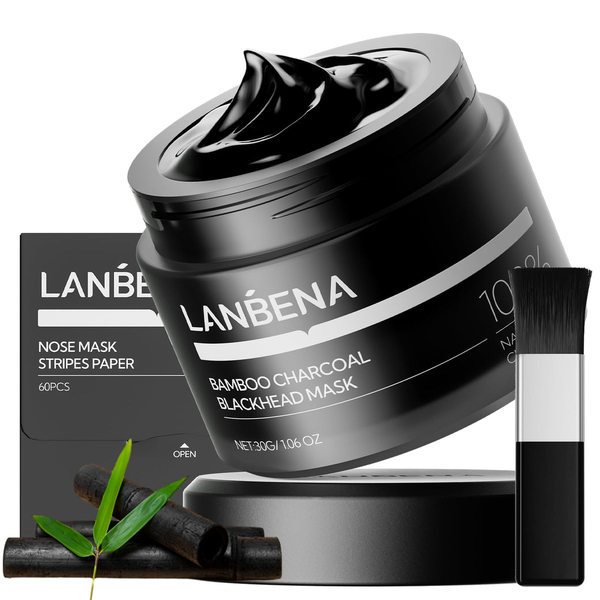 LANBENA front packaging showing upgraded 2.0 and 60 strips benefit clarity
