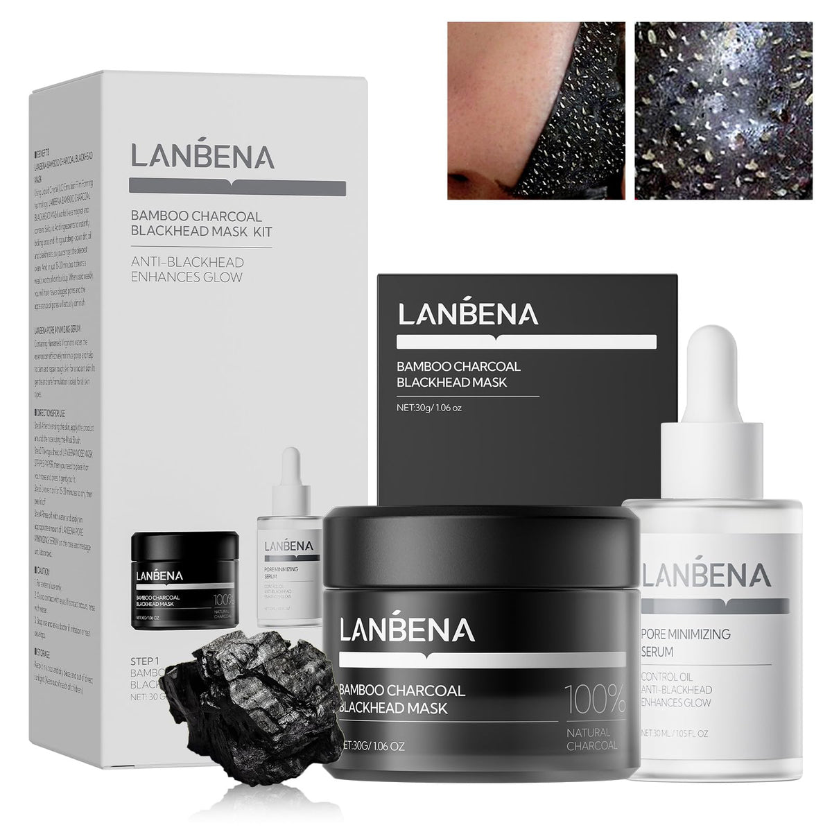 LANBENA front packaging showing full 3-in-1 kit and benefits