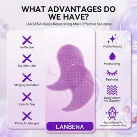 LANBENA ingredient label showing retinol and niacinamide benefits