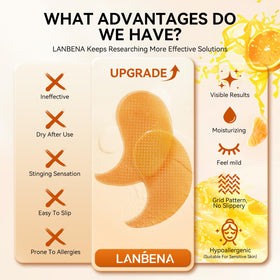 LANBENA ingredient display vitamin C and niacinamide for brightening