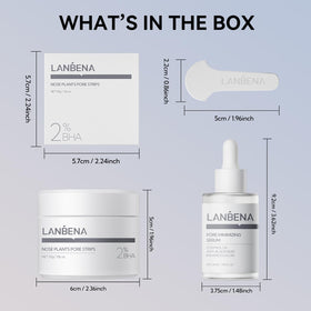 LANBENA lifestyle on bathroom vanity showing fresh clean routine