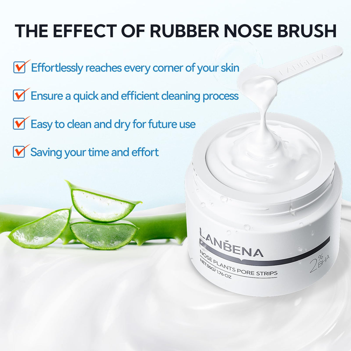 LANBENA single paper nose strip up close for easy application