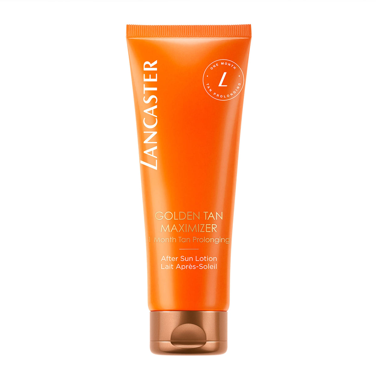 Lancaster front packaging showing 250ml bottle and calming design benefit