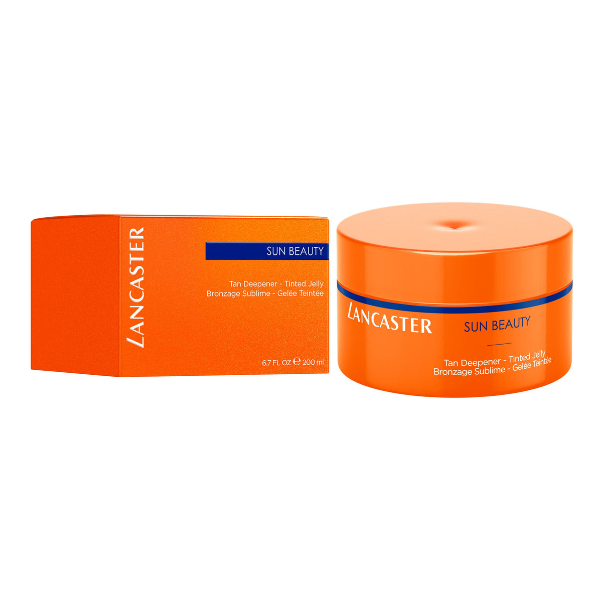 Lancaster tan deepener gel texture close-up showing smooth application benefit