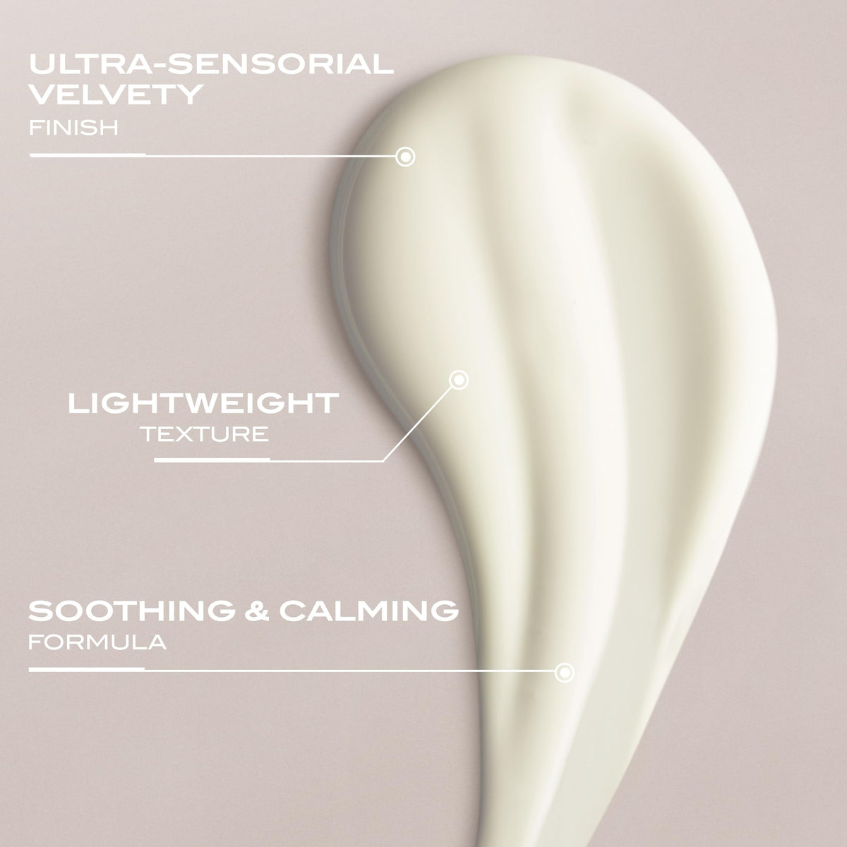 Lancaster creamy texture close-up demonstrating fast absorption benefit