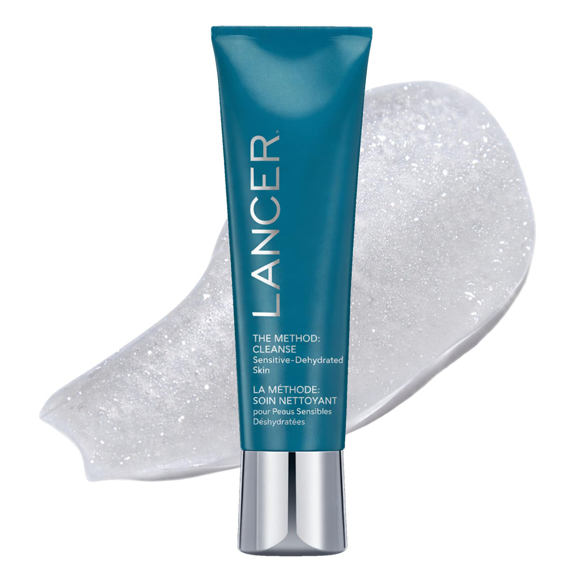 Lancer cleanser front packaging shows product and 4.05 fl oz size benefit