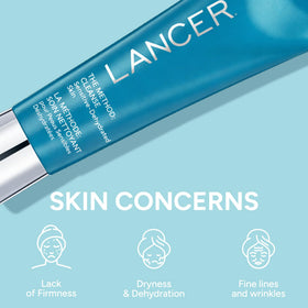 Lancer bottle in hand showing compact 4.05 fl oz travel-friendly benefit