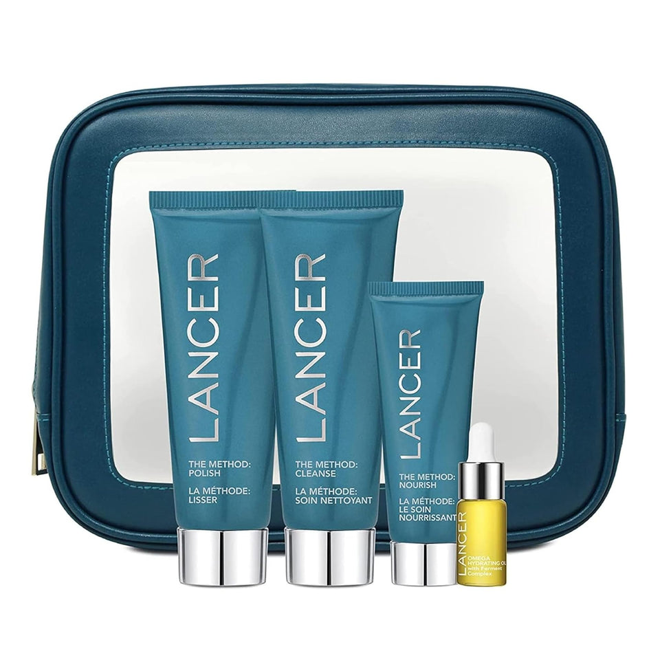 Lancer front packaging of The Method Intro Kit showing complete set and benefits