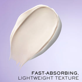 Lancôme cream being applied to hand demonstrating quick absorption benefit