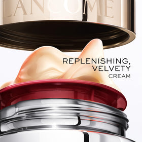 Lancôme Absolue mitopure lab ingredient visual emphasizing longevity-focused skin benefits
