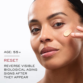 Lancôme Absolue Longevity MD pipette dispensing serum highlighting precise application benefit