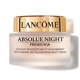 Lancôme front jar view showing elegant packaging and luxury hydration benefit
