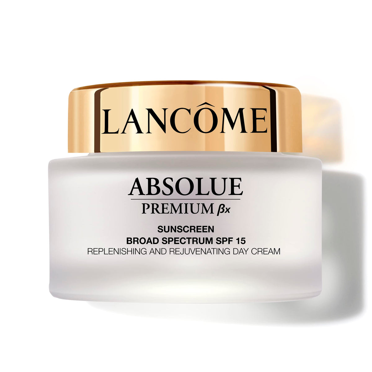 Lancôme Absolue front packaging showing luxurious jar and brand elegance benefit visible presentation