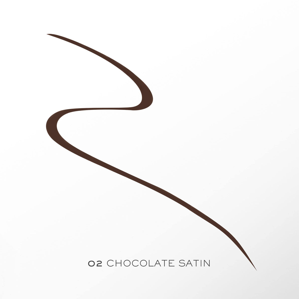 Lancôme Artliner tip and brown stroke close-up demonstrating precision and smooth color payoff