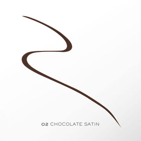 Lancôme Artliner tip and brown stroke close-up demonstrating precision and smooth color payoff