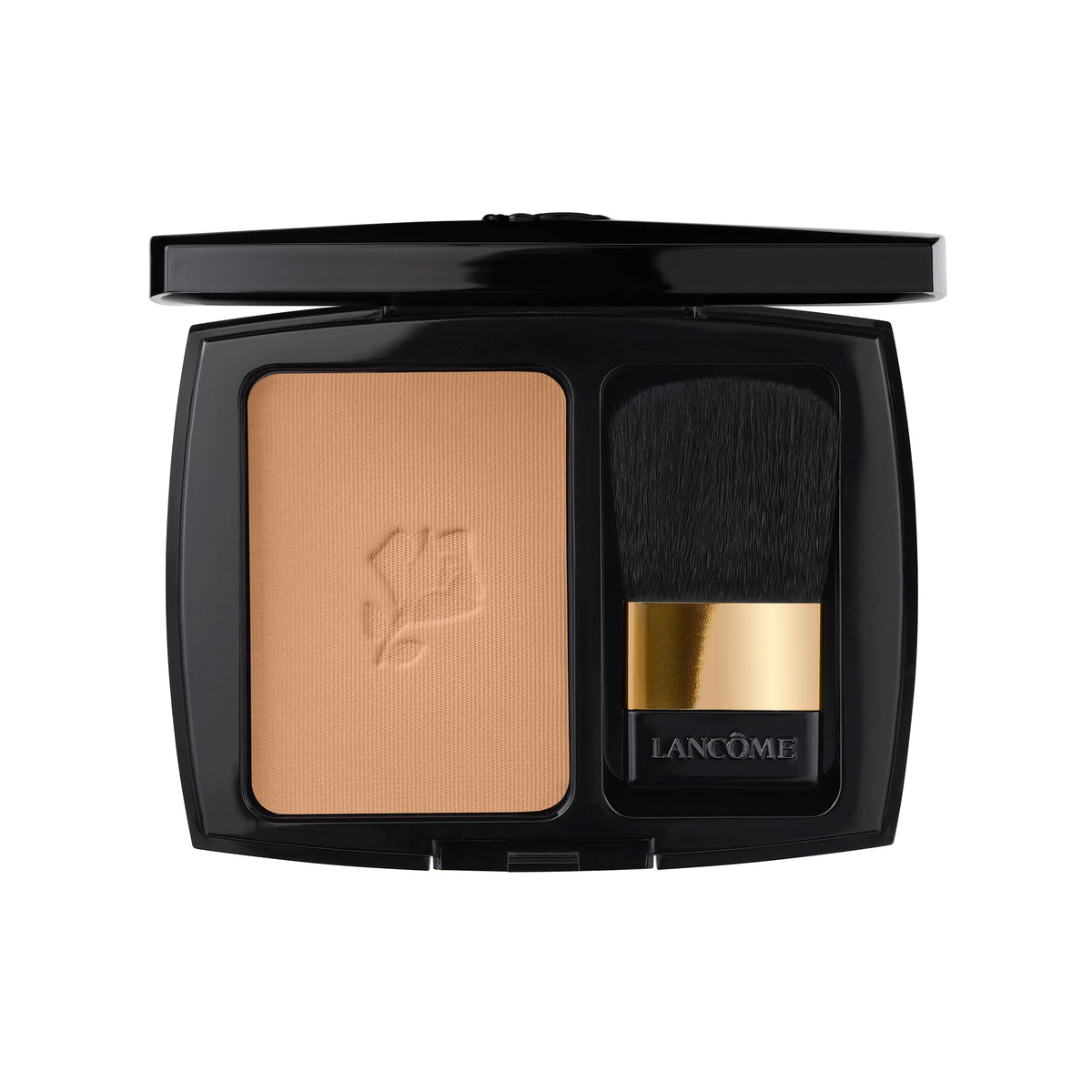 Lancôme front compact showing 217 Miel Glace shade and packaging benefit natural finish