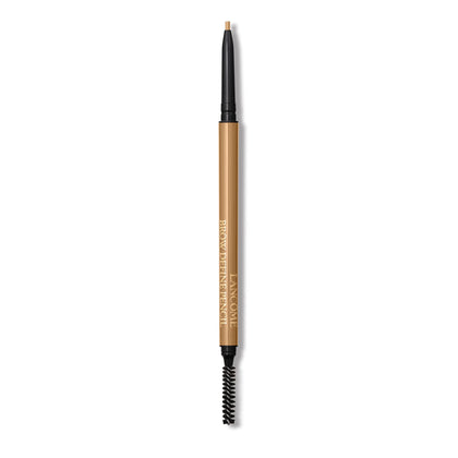 Lancôme Brow Define front packaging in Light Brown showing sleek dual-ended pencil, enhances brows