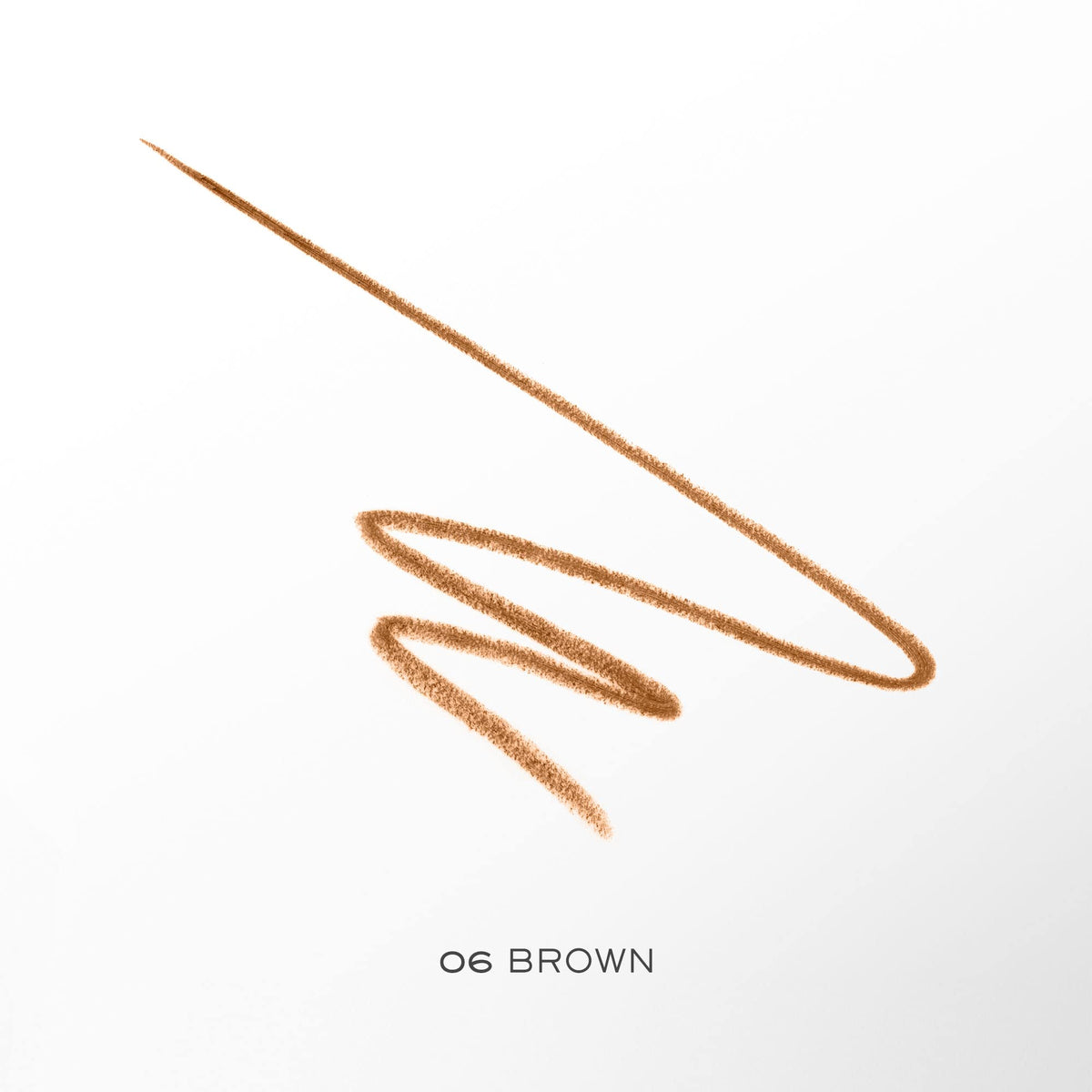 Lancôme Brow Define close-up of spoolie brushing brows, blends color for natural finish