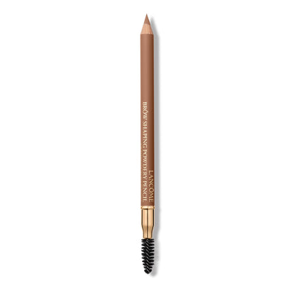 Lancôme Brow Shaping Powdery Eyebrow Pencil front view showing product and color benefits