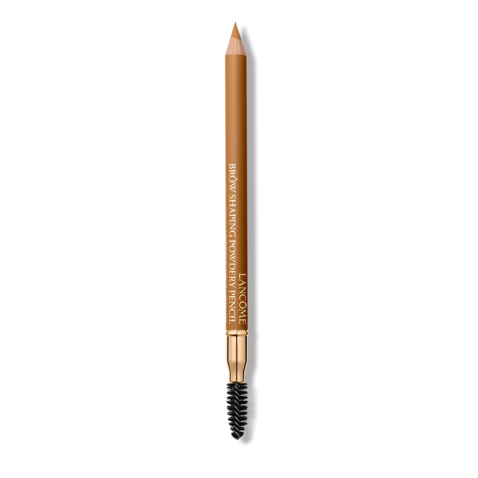 Lancôme pencil front packaging showing shade 04 Brown, precise shaping benefit