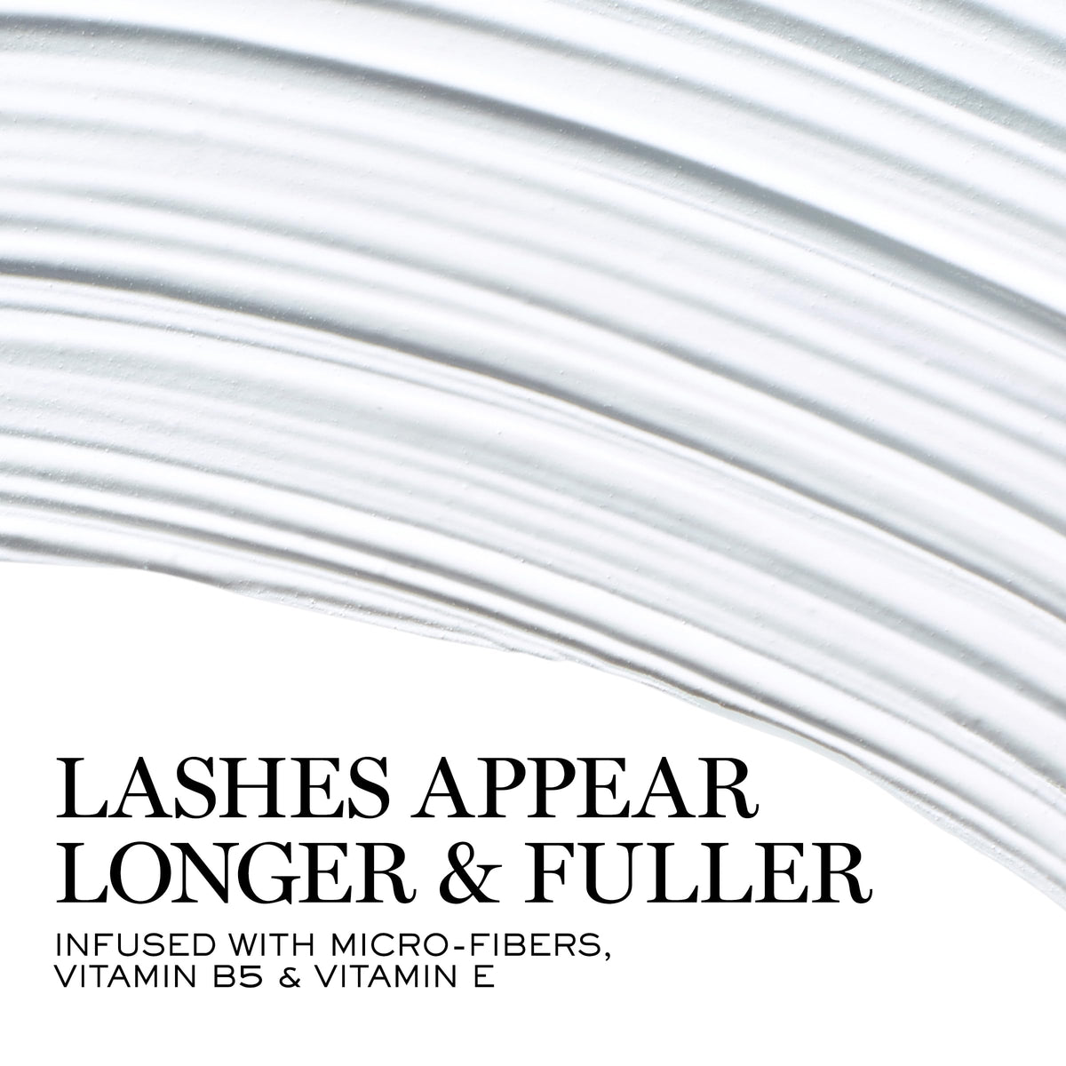 Lancôme before and after lashes showing visible length and volume