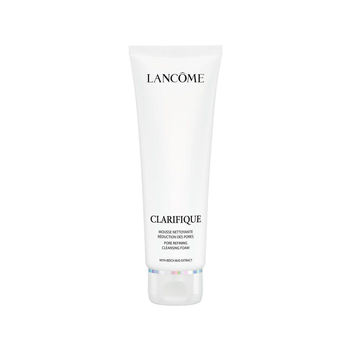 Lancôme Clarifique front packaging showing bottle and branding for a refined cleanse