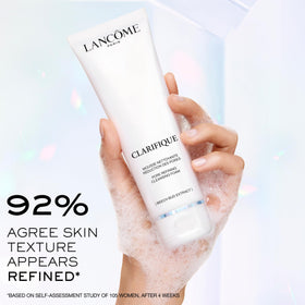 Lancôme Clarifique ingredients label detail highlighting salicylic acid for pore care