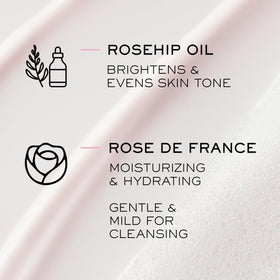 Lancôme cleanser on bathroom counter suggesting a calming skincare routine