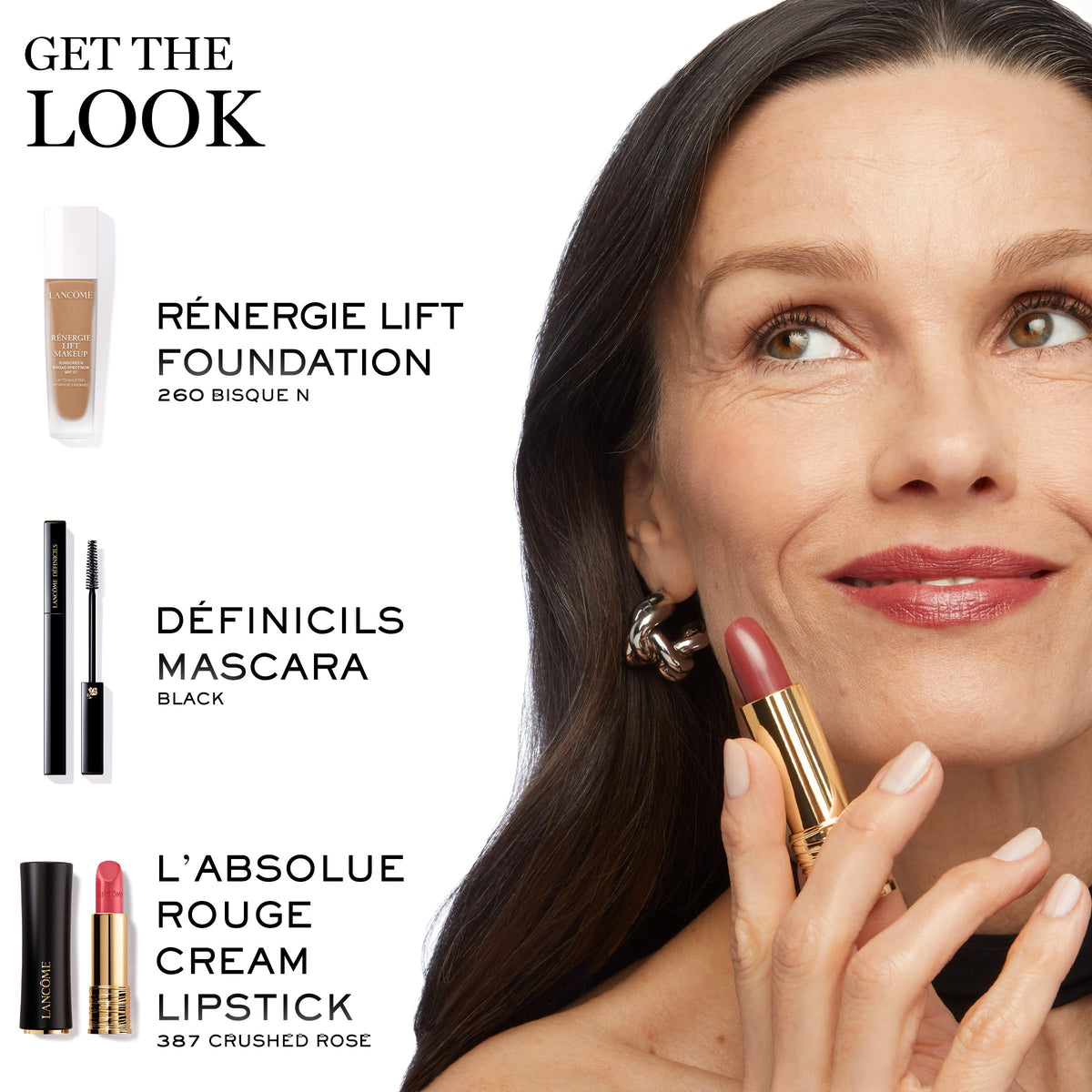 Lancôme Définicils with Bi-Facil remover depicting easy removal and clean lash line without harsh rubbing