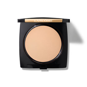 Lancôme compact front view showing sleek packaging and portability benefit