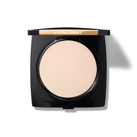 Lancôme compact front view showing sleek packaging and shade indication