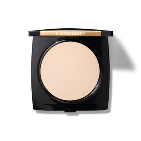 Lancôme compact front view showing sleek packaging and portable design benefit
