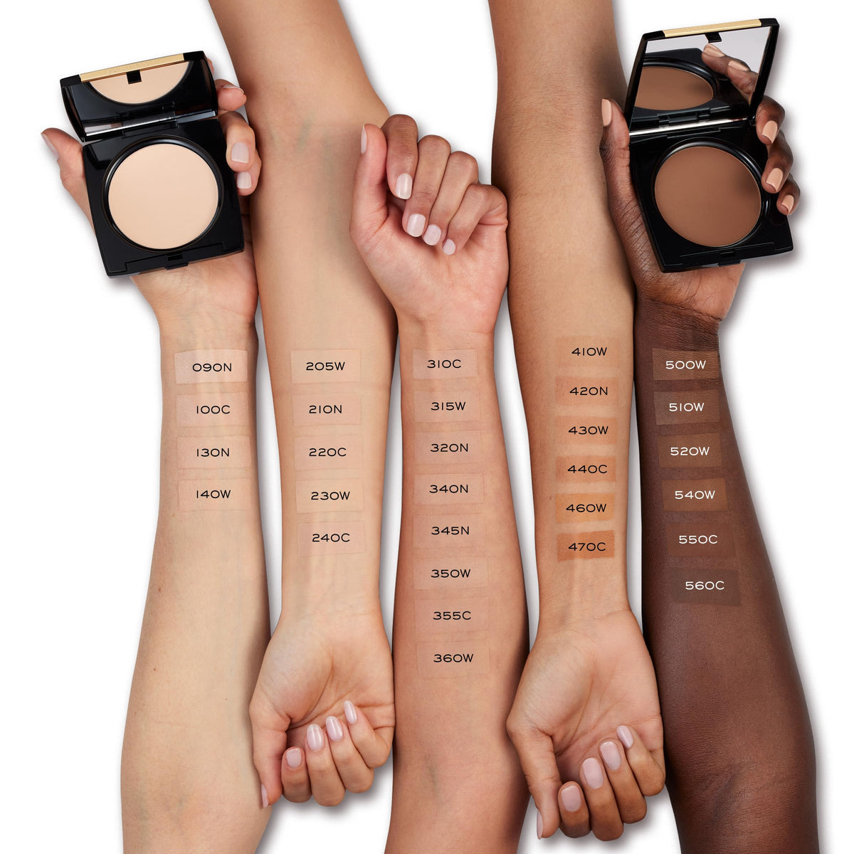 Lancôme 315 Wheat II Warm swatch showing warm undertones for shade matching