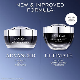 Lancôme lifestyle shot on bathroom shelf conveying everyday luxury and routine