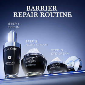 Lancôme being used after a procedure indicating supportive hydration during recovery