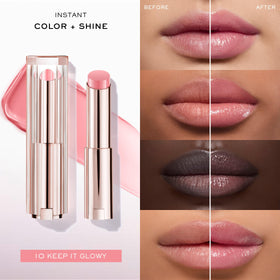 Lancôme Lip Idôle Duo in purse scene for everyday touchups and on‑the‑go use