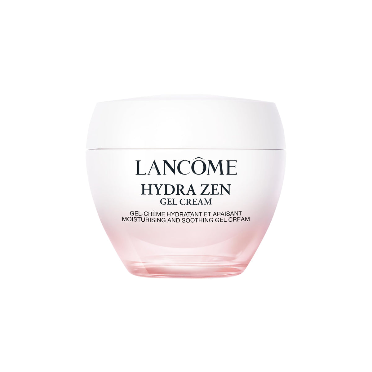 Lancôme Hydra Zen front jar view showing sleek packaging and hydration benefit